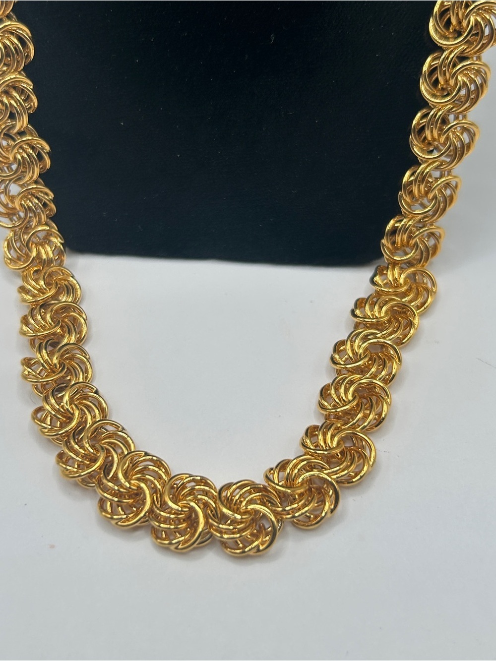 Vintage 1980’s Napier Gold-Plated Chain Necklace Pat Pend 4774743 - Picture 3 of 12